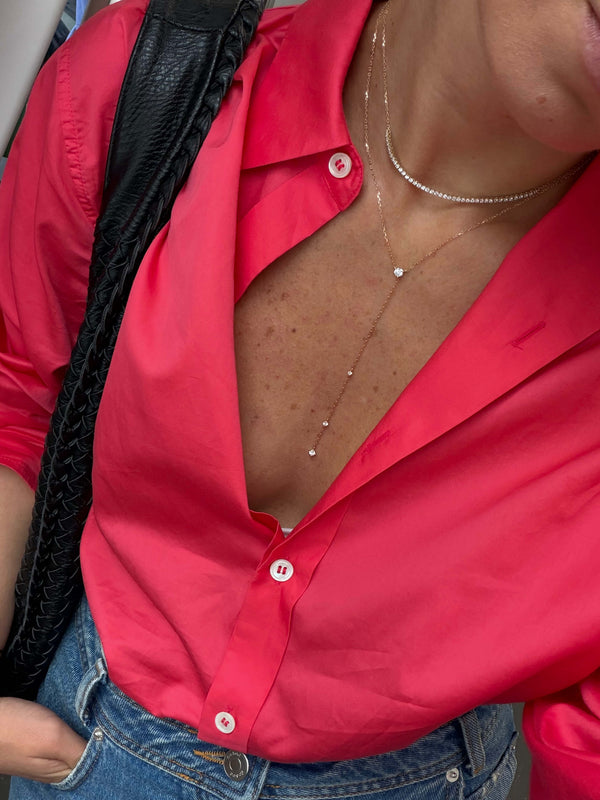 Amara - Heart Tie Necklace
