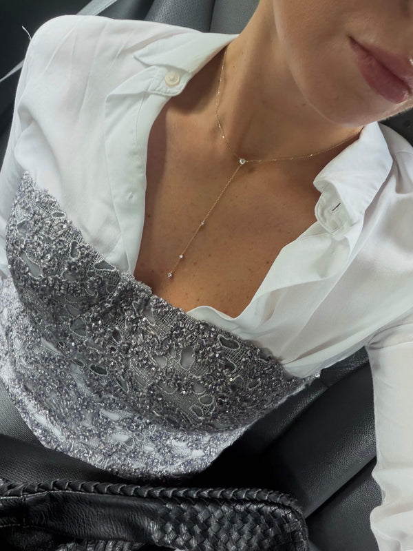 Luna - Round Tie Necklace