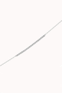 Diamond Smile Bracelet - Solid White Gold - Aurea