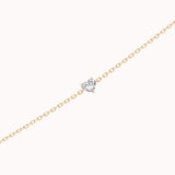 Pear Diamond Drop Earrings - Solid Yellow Gold - Talya