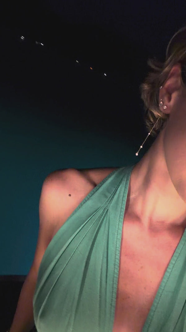 Aura - Round Drop Earrings